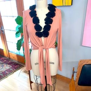 Long sleeve jersey sweater perfect for chilly evenings.  Size Large fits M-XL